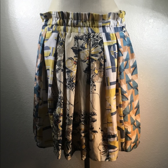 Johnny Was Art Deco Panelled Skirt Lined NWT - Picture 6 of 7